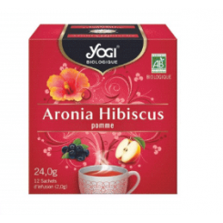 Yogi Organic Tea Aronia με Ιβίσκο & Μήλο, 12 φακελάκια